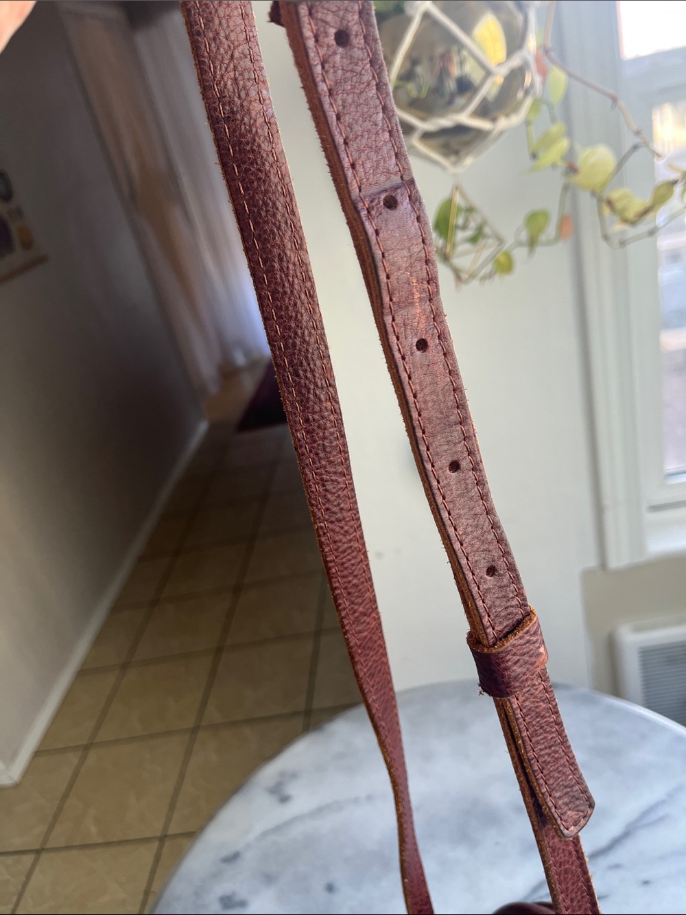 Portland Leather Goods Round Crossbody Bag - Picture 10 of 10